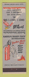 Matchbook Cover - Randolph Fire Extinguisher Ernest Donley Cleveland OH