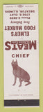 Matchbook Cover - Elmer's Food Market Grocery Deactur IL