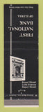 Matchbook Cover - First National Bank Elyria OH