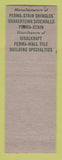 Matchbook Cover - Perma Stain Cedar Shingles Cleveland OH