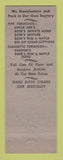Matchbook Cover - Cleveland Tobacco Company Cleveland OH