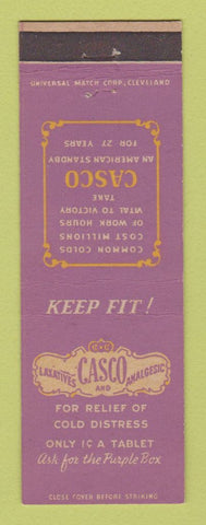 Matchbook Cover - Casco Laxatives Canton OH Bowman's