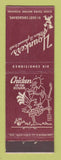 Matchbook Cover - Younker's Restaurant Chicago IL Chicken in the Rough