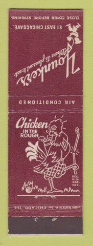 Matchbook Cover - Younker's Restaurant Chicago IL Chicken in the Rough