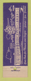 Matchbook Cover - Alamo Plaza Motel Restaurant Tomahawk WI