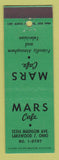 Matchbook Cover - Mars Cafe Lakewood OH