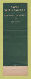Matchbook Cover - Lincoln Savings and Loan Cleveland OH Abraham
