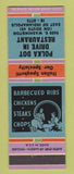 Matchbook Cover - Polka Dot Drive In Restaurant Indianapolis IN