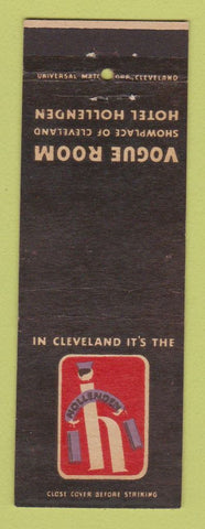 Matchbook Cover - Hollenden Hotel Cleveland OH Vogue Room