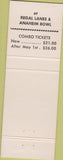Matchbook Cover - Orange Athletic Club Anameim CA Bowling