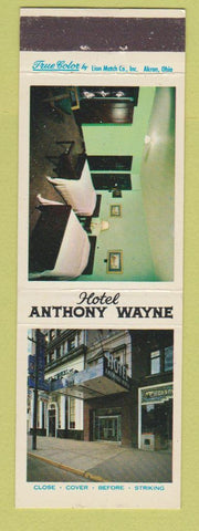 Matchbook Cover - Hotel Anthony Wayne Akron OH