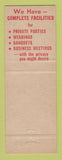 Matchbook Cover - Bernie Liflander's Fort Pitt Inn Pittsburgh PA area
