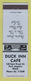 Matchbook Cover - Duck Inn Cafe Port Angeles WA