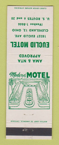 Matchbook Cover - Euclid Motel Cleveland OH