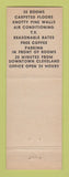 Matchbook Cover - Euclid Motel Cleveland OH