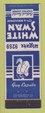 Matchbook Cover - White Swan Cocktail Lounge Oakland CA