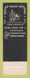 Matchbook Cover - Great West Savings and Loan Boulder Colorado