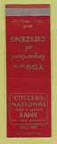 Matchbook Cover - Citizens National Bank Los Angeles CA WEAR