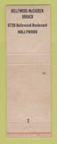 Matchbook Cover - Citizens National Bank Los Angeles CA WEAR
