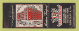 Matchbook Cover - The Castleton Hotel New Castle PA WEAR