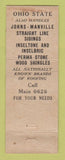 Matchbook Cover - Perma Stone Ohio State Remodelers Cleveland OH WEAR