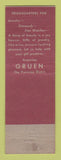 Matchbook Cover - Gruen Watches Wolovits Jewelry Cleveland OH