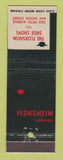 Matchbook Cover - Florsheim Shoes Stores NO TOWN