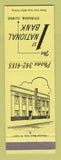 Matchbook Cover - 1st National Bank Effingham IL