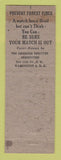 Matchbook Cover - Prevent Forest Fires Matchbook Collector Brattleboro VT