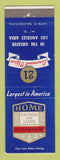 Matchbook Cover - Home Savings and Loan Los Angeles CA
