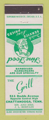 Matchbook Cover - The Grill Chattanooga TN