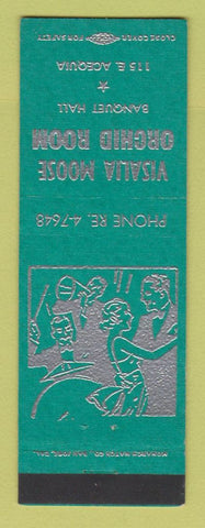 Matchbook Cover - Visalia Moose Orchid Room club CA