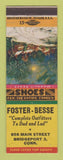 Matchbook Cover - Foster Besse Men's Clothes Bridgeport CT Christmas