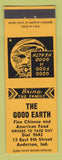 Matchbook Cover - The Good Earth Chinese Restaurant Anderson IN