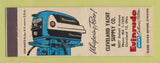 Matchbook Cover - Evinrude Boat Motors Cleveland Yacht Supply OH