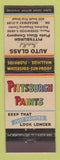 Matchbook Cover - Pittsburgh Paints Auto Glass Cleveland?