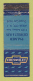 Matchbook Cover - Palmer Chevrolet Oldsmobile Ocean City NJ WORN