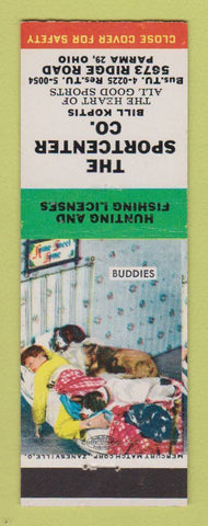 Matchbook Cover - The Sportcenter Sporting Goods Parma OH