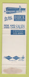 Matchbook Cover - Swanberg and Scheefe Buick Minneapolis MN WEAR