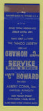 Matchbook Cover - C Howard Albert Conn Chrysler Plymouth Cuyahoga Falls OH