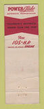 Matchbook Cover - 1950 Chevrolet Lasley & Stalker Grace ID