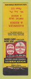 Matchbook Cover - Hassinger & Risser Pontiac Mount Joy PA low phone # WORN