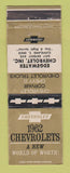 Matchbook Cover - 1962 Chevrolet Edgewater Cleveland OH WEAR