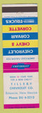 Matchbook Cover - 1963 Chevrolet Tillery Estancia NM