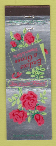 Matchbook Cover - Endres & Gross Flowers Warren Salem Girard OH