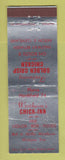 Matchbook Cover - Wertheim's Chick Inn Northfield OH low phone # WEAR