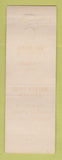 Matchbook Cover - Wertheim's Chick Inn Northfield OH low phone # WEAR