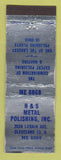 Matchbook Cover - H&S Metal Polishing Cleveland OH WORN