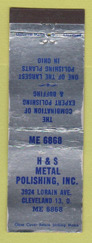 Matchbook Cover - H&S Metal Polishing Cleveland OH WORN