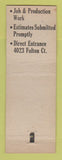 Matchbook Cover - H&S Metal Polishing Cleveland OH WORN
